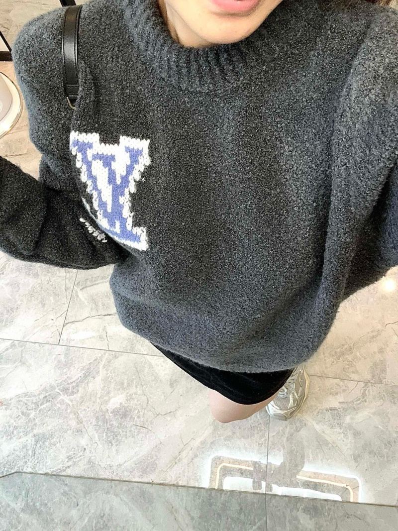 Louis Vuitton LV Monogram Charcoal Knit Sweater view