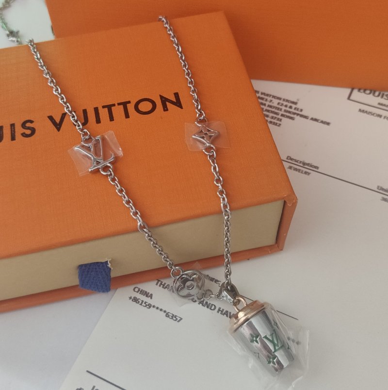 Louis Vuitton LV Cup Coffee Charm Pendant Necklace view
