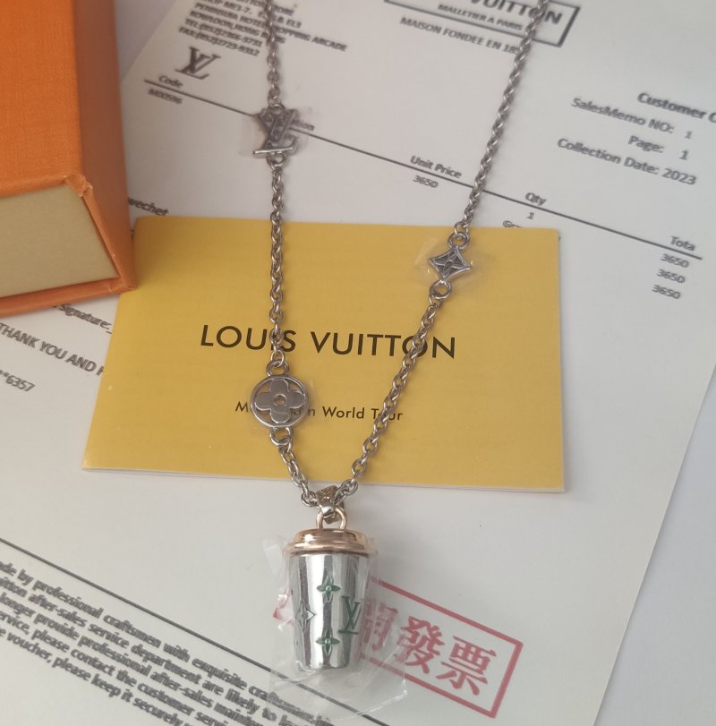 Louis Vuitton LV Cup Coffee Charm Pendant Necklace view