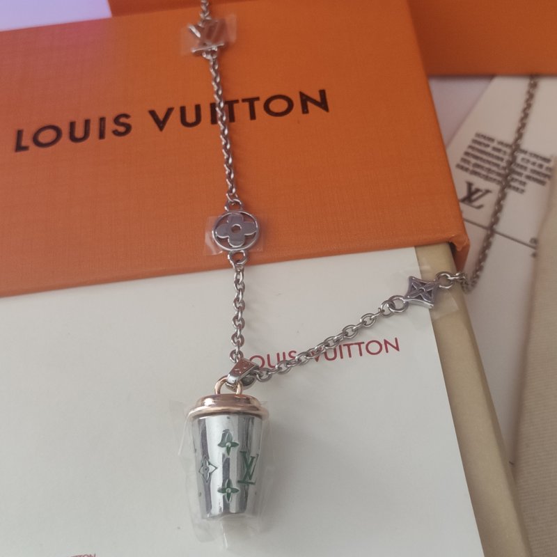 Louis Vuitton LV Cup Coffee Charm Pendant Necklace view