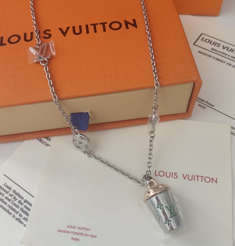Louis Vuitton LV Cup Coffee Charm Pendant Necklace view