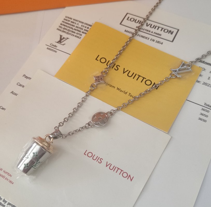 Louis Vuitton LV Cup Coffee Charm Pendant Necklace view