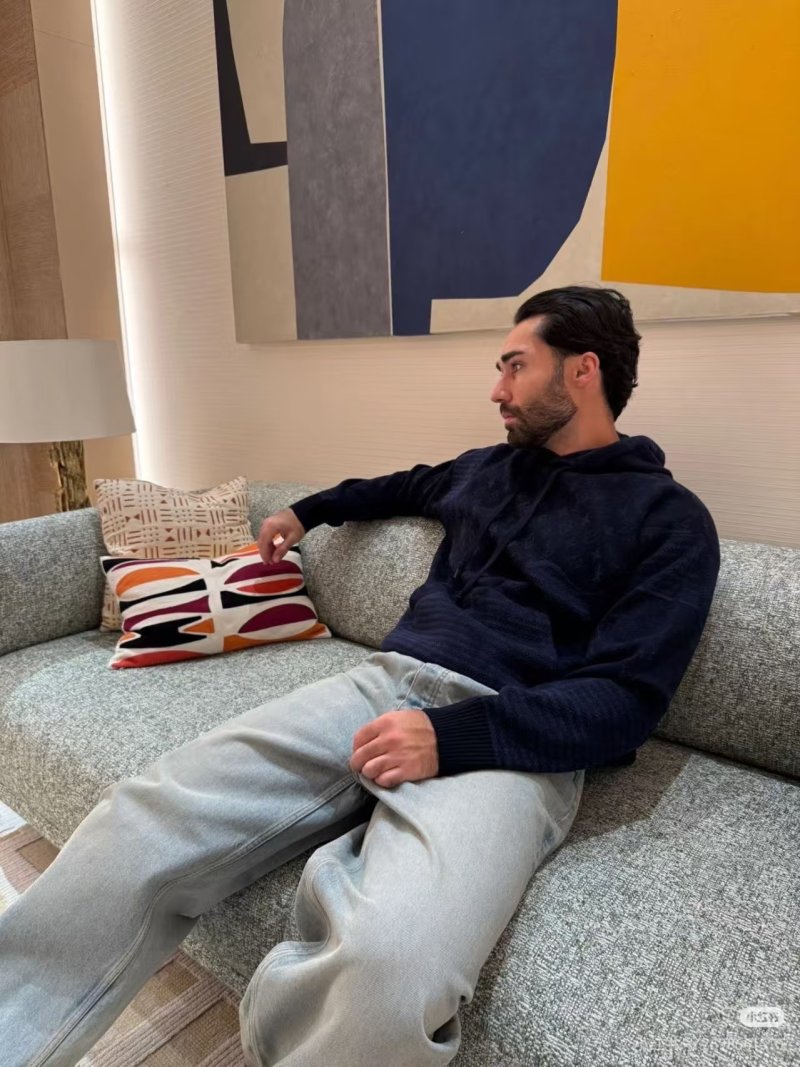 Louis Vuitton Monogram Navy Zip Hoodie view