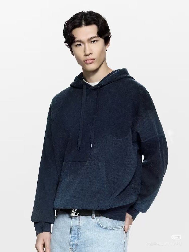 Louis Vuitton Monogram Navy Zip Hoodie view