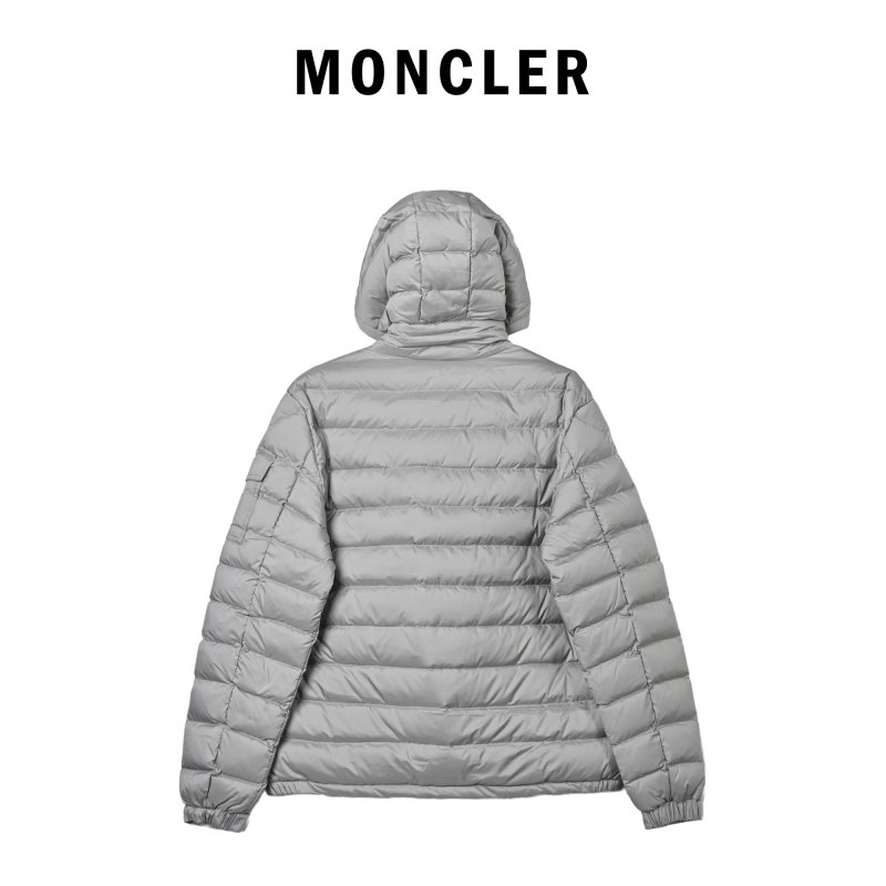 Moncler Grey Puffer Down Jacket view
