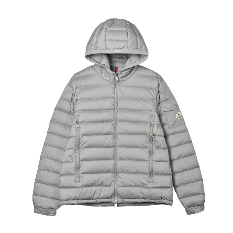 Moncler Grey Puffer Down Jacket view
