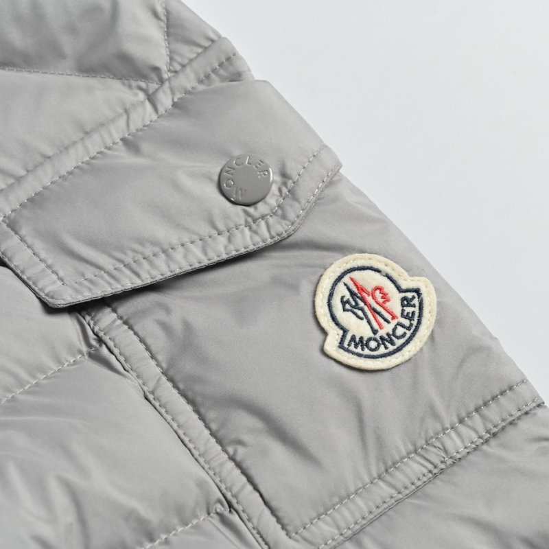 Moncler Grey Puffer Down Jacket view