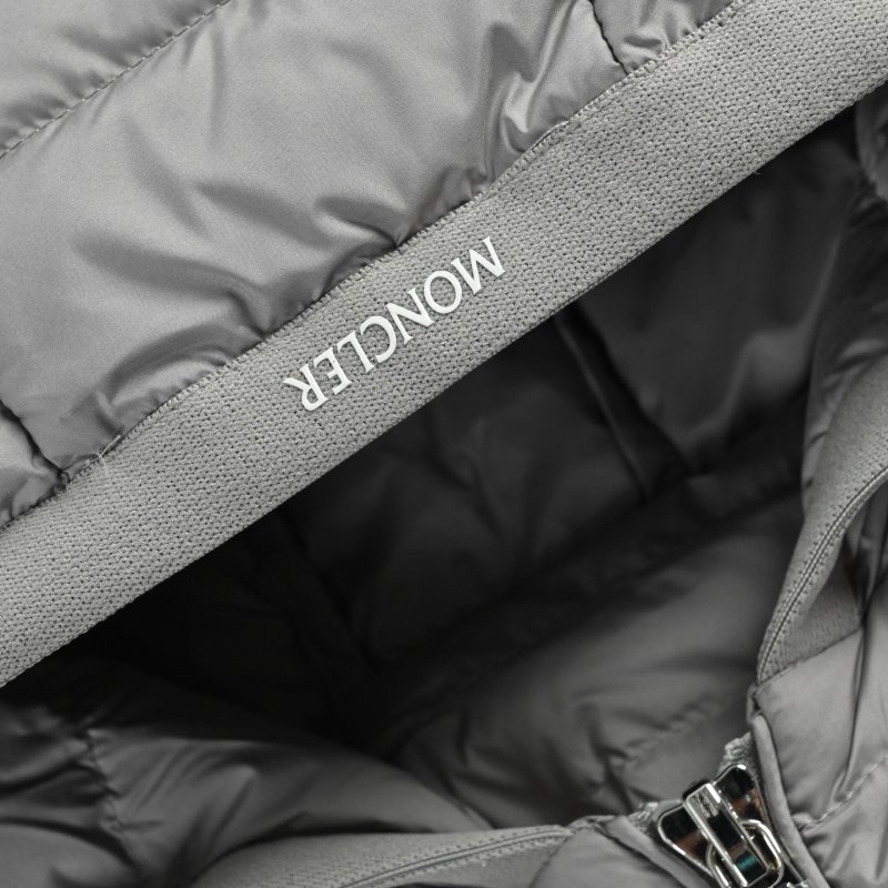Moncler Grey Puffer Down Jacket view