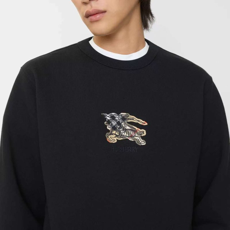 Burberry EKD Embroidered Black Hoodie view