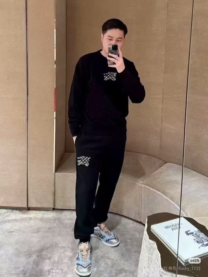 Burberry EKD Embroidered Black Hoodie view