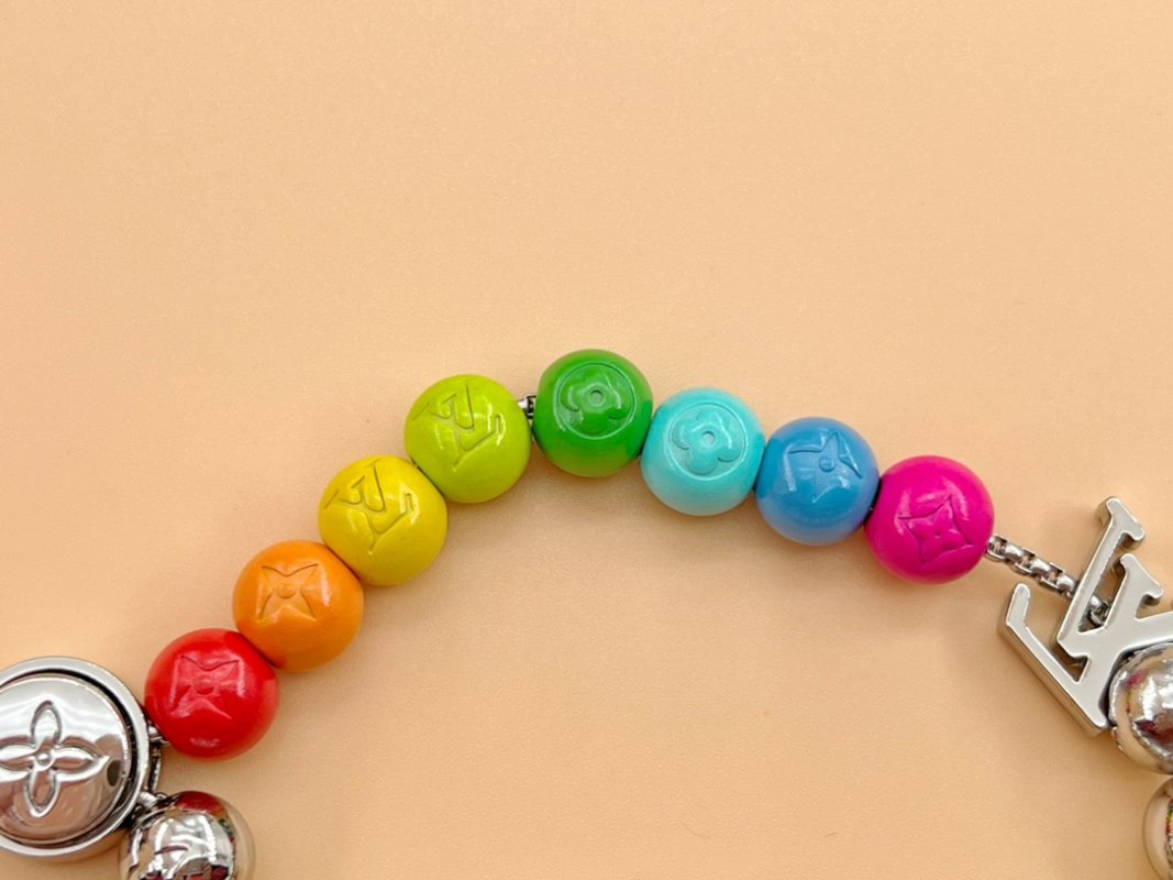 Louis Vuitton Monogram Beads Rainbow Adjustable Bracelet view