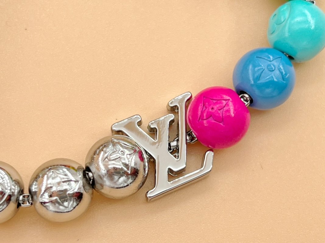 Louis Vuitton Monogram Beads Rainbow Adjustable Bracelet view
