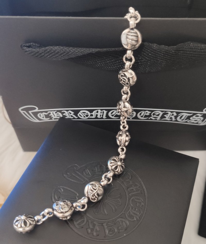 Chrome Hearts Multi-Element Silver Link Bracelet view
