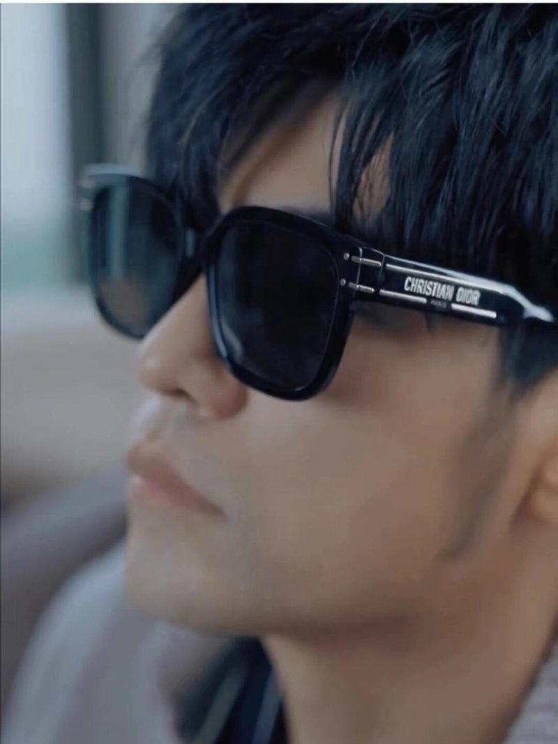 Dior DiorS7F Black Square Sunglasses