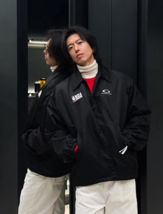 Oakley NBA Black Coach Jacket view 2