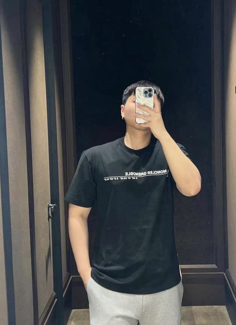 Moncler Grenoble Coordinates Black T-Shirt view