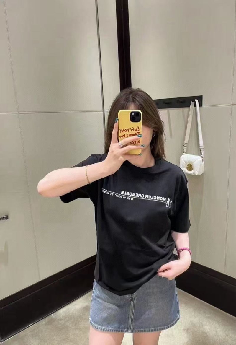 Moncler Grenoble Coordinates Black T-Shirt view