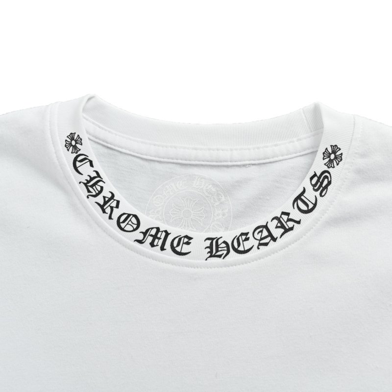 White Pocket Crewneck Short Sleeve T-Shirt view