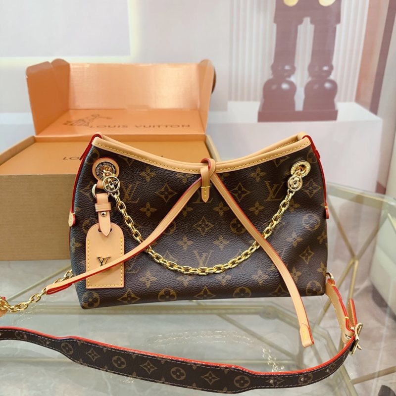 Louis Vuitton Carryall BB Monogram Canvas Chain Shoulder Bag view