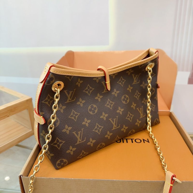 Louis Vuitton Carryall BB Monogram Canvas Chain Shoulder Bag view