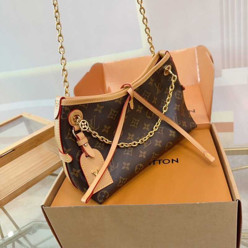 Louis Vuitton Carryall BB Monogram Canvas Chain Shoulder Bag view