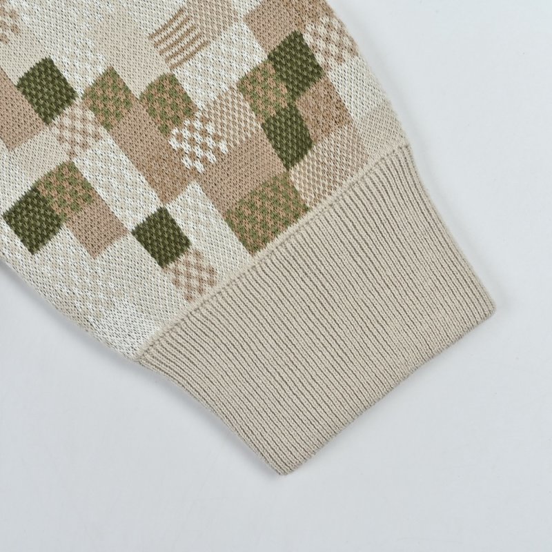 Louis Vuitton Snakoflage Pixel Jacquard Sweater Cream view