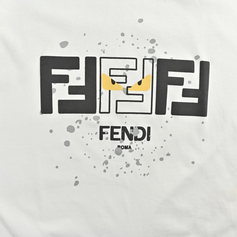 Fendi FF Logo White T-Shirt view