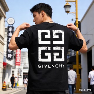 Givenchy Black Logo Short Sleeve T-Shirt view 8