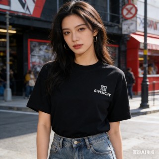 Givenchy Black Logo Short Sleeve T-Shirt view 9