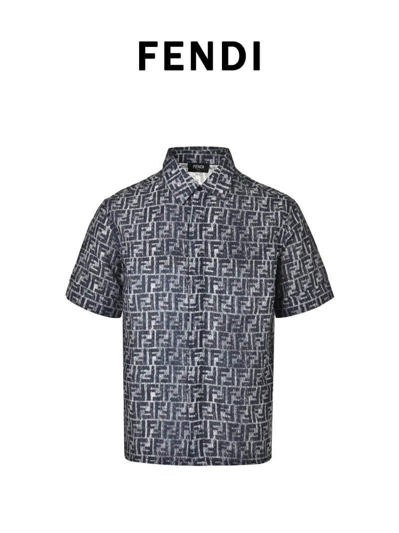 Essentials Monogram Short Sleeve Shirt - Charcoal view