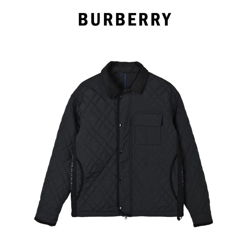 Black Quilted Overshirt Jacket view