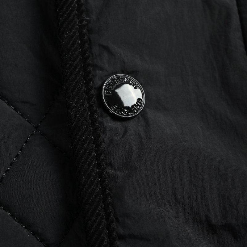 Black Quilted Overshirt Jacket view