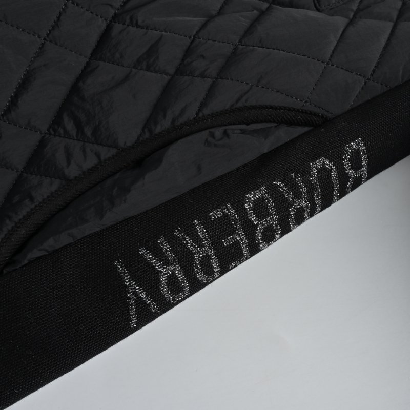 Black Quilted Overshirt Jacket view