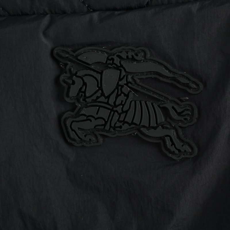 Black Quilted Overshirt Jacket view