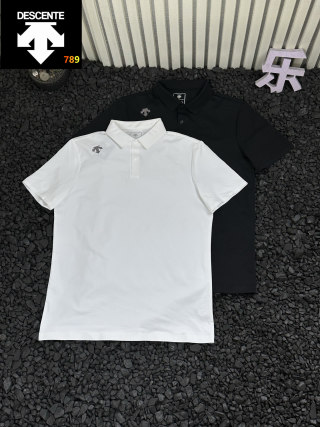 Descente Women's Short Sleeve Polo Shirt - Beige view 10
