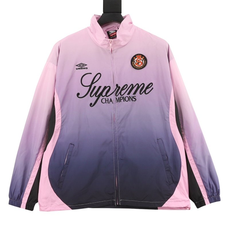 Supreme Pink Gradient Zip Jacket view