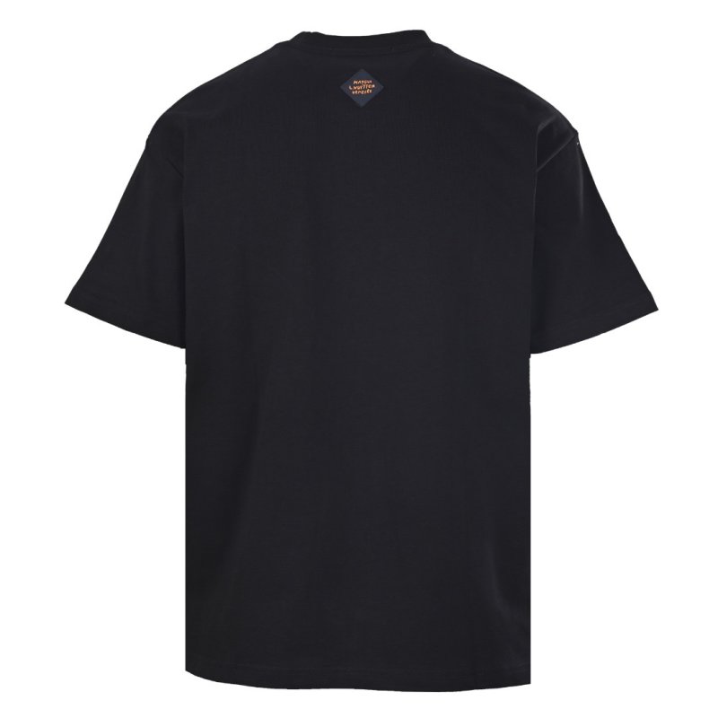 Black Graphic Print Short Sleeve T-Shirt view