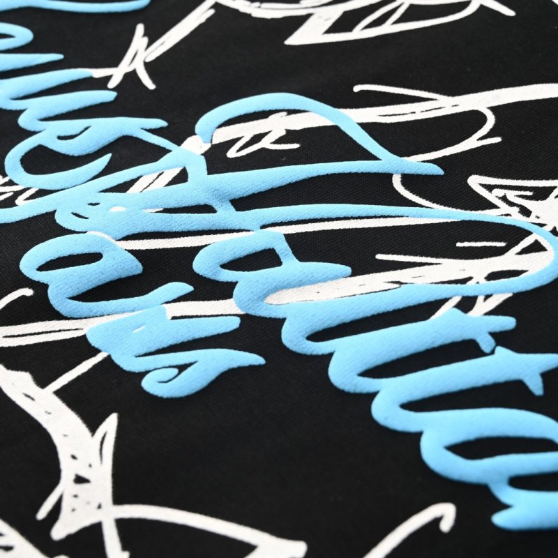 Black Graphic Print Short Sleeve T-Shirt view