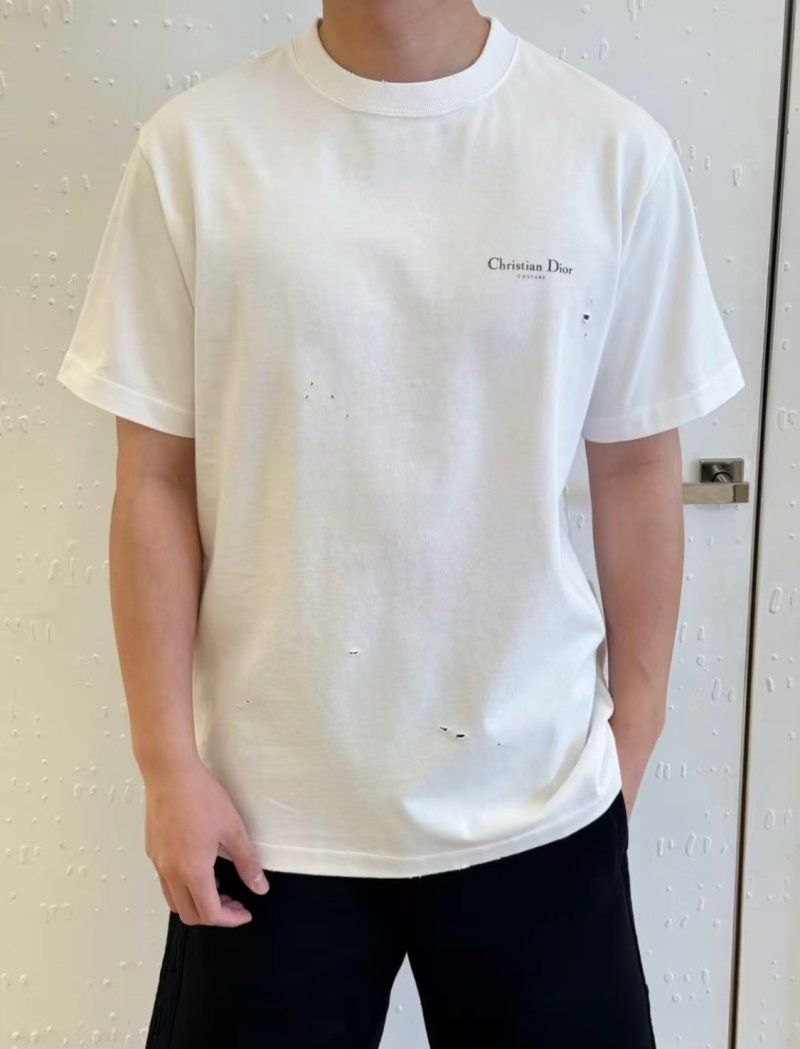 Christian Dior White Logo T-Shirt