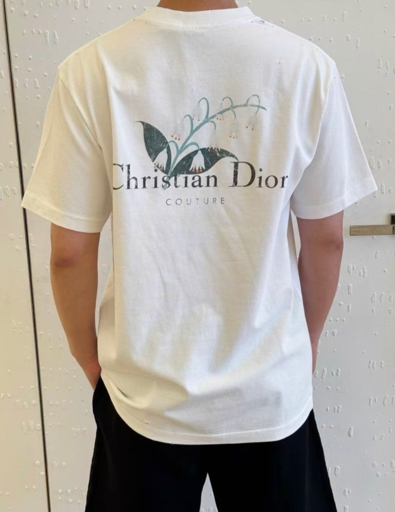 Christian Dior White Logo T-Shirt view