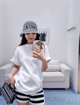 Christian Dior White Logo T-Shirt view 5