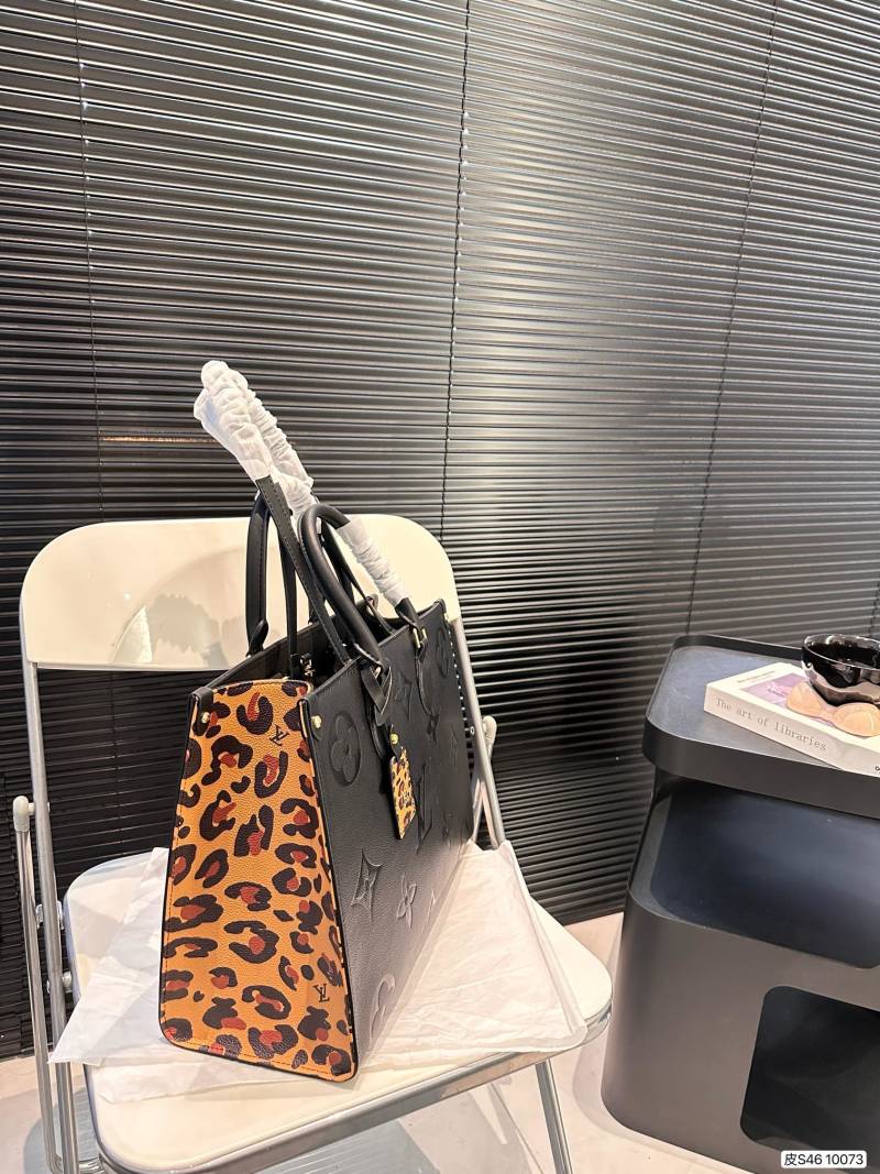 Louis Vuitton Monogram Embossed Black Tote Bag view