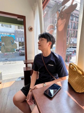 Patagonia Navy Logo T-Shirt view 5