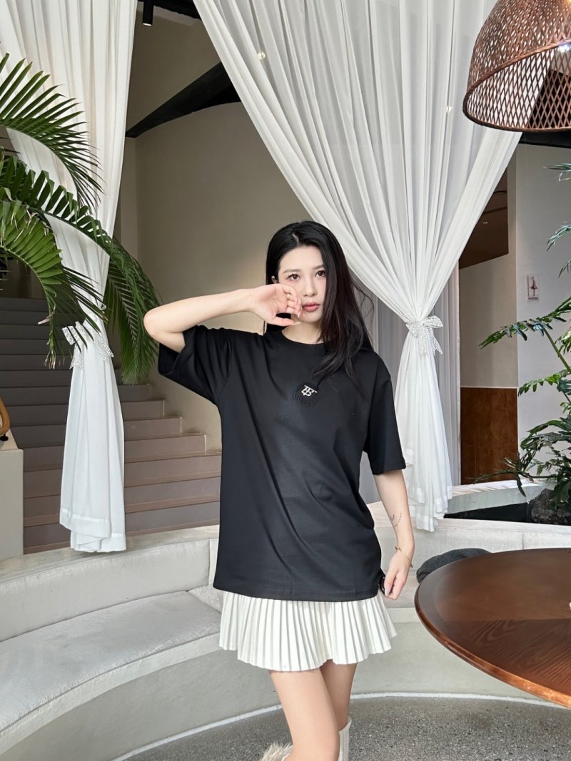 Black Oversized Crewneck Short Sleeve T-Shirt view