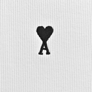Essentials White Ribbed Tank Top with Black Logo view 13