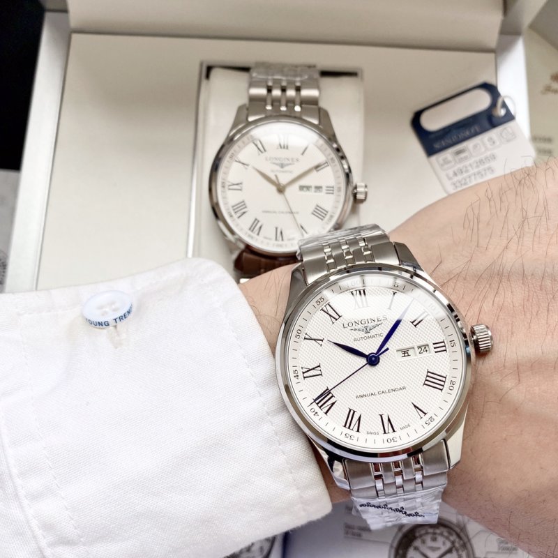 Longines Master Collection Automatic Steel Watch Silver