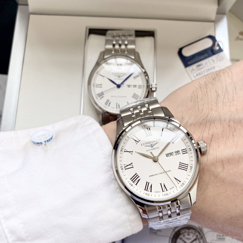 Longines Master Collection Automatic Steel Watch Silver view
