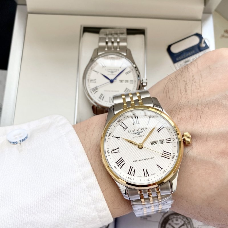Longines Master Collection Automatic Steel Watch Silver view