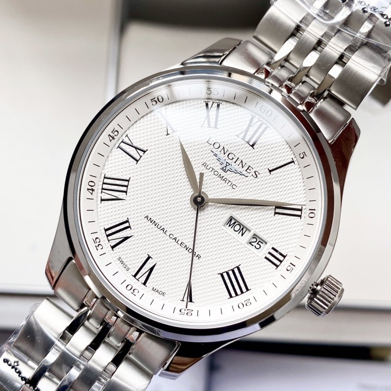 Longines Master Collection Automatic Steel Watch Silver view