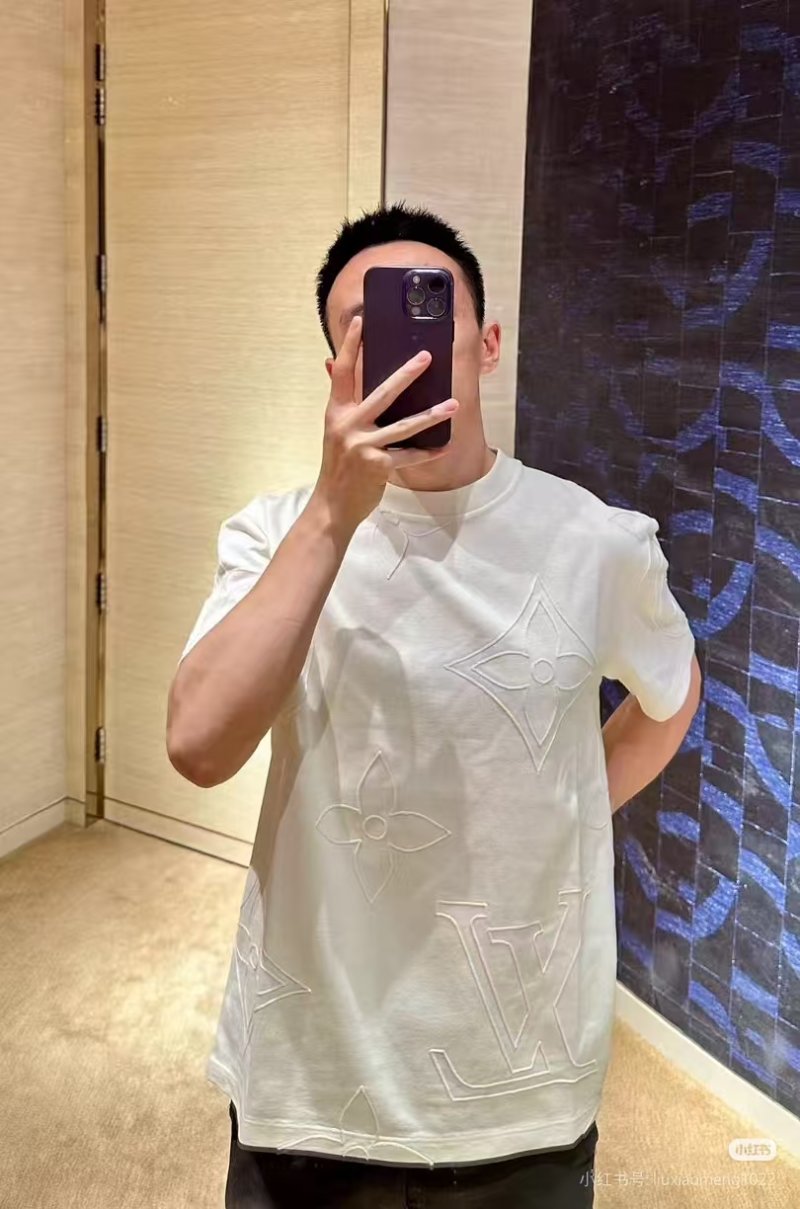 Louis Vuitton Monogram White Short Sleeve T-Shirt